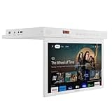 SYLVOX Kitchen TV, 15.6 inch Small Smart TV for Kitchen, 1080P Under Cabinet TV Compatible with Google, Rotated & Folded, Support DC/AC Power Supply, Space Saving TV for Bedroom, RV Camper, Laundry