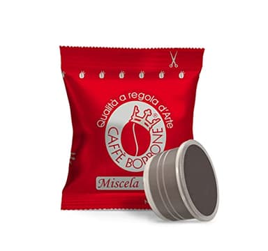 Caffè Borbone Compatible Lavazza Espresso Point 100 Coffee Pods, Red Blend, Creamy Espresso with Deliciously Persistent Flavor, Roasted and Freshly Packaged in Italy