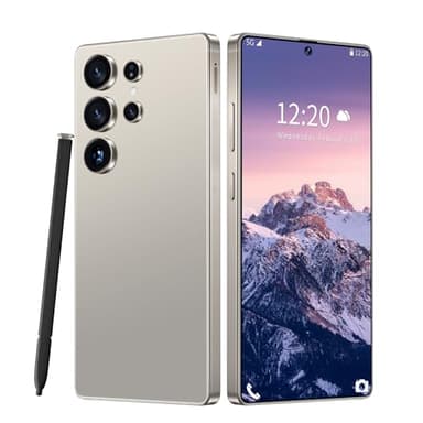 Huness I25 Ultra Unlocked Cell Phone,Built in Pen,16+1TB Unlocked Phone, Android 14 Battery 7000mAh 6.99" HD Screen Smartphone, 5G/Face ID/Fingerprint Lock/Dual SIM/GPS (Grey, 16+1TB)