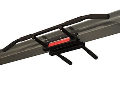 Firstlaw Fitness - 600 LBS Weight Limit - I-Beam Pull Up Bar - Long Bar with Bent Ends - Durable Rubber Grips - RED Label - Made in The USA!