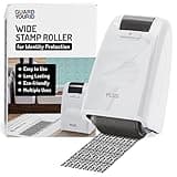 Guard Your ID Wide Stamp Roller for Identity Protection, White
