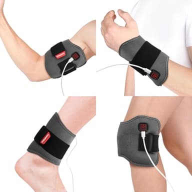 Comfheat Heating Pad for Bicep Arm Pain Relief, USB Powered Heat Wrap for Joint Pain, Adjustable & Flexible Wrap Around for Ankle Arm Multiple Areas of The Body