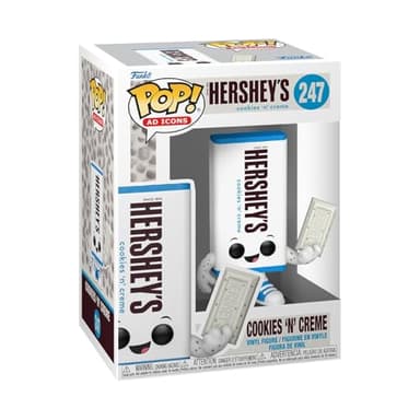 Funko Pop AD Icons: Hersheys - Cookies N' Creme​ - Hershey's - Collectable Vinyl Figure - Gift Idea - Official Merchandise - Toys for Kids & Adults - Ad Icons Fans - Model Figure for Collectors