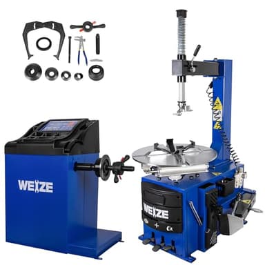 WEIZE 2.0HP Tire Changer Wheel Changers Machine Combo Tire Changer Machine Tire Repair Machine Tire Tools