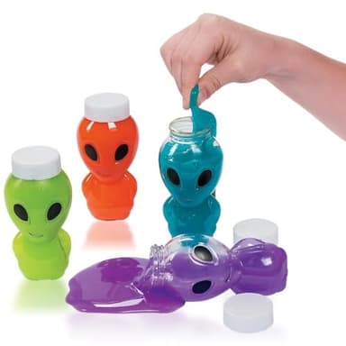 Fun Express - Alien Character with Slime - Toys - Active Play - Dough & Putty & Slime Toys - 12 Pieces