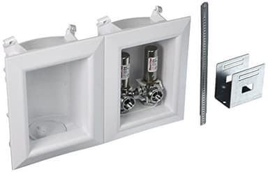 Sioux Chief 696-2313XF Washing Machine Outlet Ox Box- With 1/2 Inch Pex Crimp Connections-With Hammer Arrestors