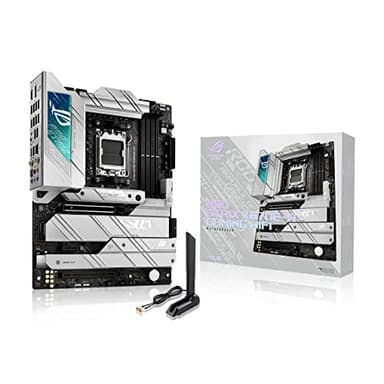 ASUS ROG STRIX X670E-A GAMING WIFI AMD X670 AM5 Ryzen™ Desktop 9000 8000 & 7000 ATX motherboard, 16+2 power stages, PCIe® 5.0, DDR5, 4x M.2 slots with heatsink, USB 3.2 Gen 2x2, WiFi 6E, AI Cooling II