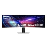 SAMSUNG 49" Odyssey QD-OLED (G93SC) Series Curved Gaming Monitor, 240Hz, 0.03ms,Dual QHD,DisplayHDR True Black 400,AMD FreeSync Premium Pro,Height Adjustable Stand,3 Year Warranty,LS49CG932SNXZA