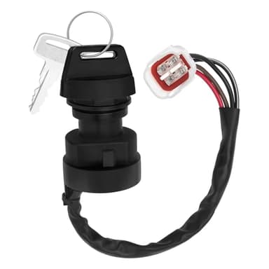 JAVIK Ignition Key Switch Compatible with Yamaha YFZ350 Banshee 350 1995-2001,OEM# 3GG-82510-00-00 3GG-82510-01-00