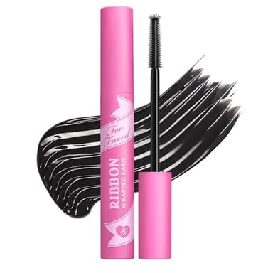 Too Faced Ribbon Wrapped Lash Mascara | Extreme Length Tubing Mascara with no Smudging, Flaking or Clumping, 0.27 Fl Oz