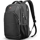 Swissdigital Design Travel Laptop Backpack, College Laptops Backpack with USB Charging Port for Men and Women Fits 16 Inch Notebook (ANDWIL SD1670) One Nation One World