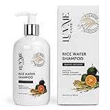 Rice Water Hair Growth Shampoo with Biotin - Hair Shampoo for Thinning Hair and Hair Loss, All Hair Types, Men and Women 10 Fl Oz