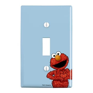GRAPHICS & MORE Sesame Street Vintage Elmo Plastic Wall Decor Toggle Light Switch Plate Cover