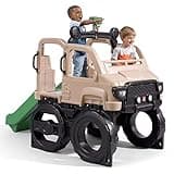 Step2 Truck Climber, Kids Outdoor Playset, Backyard Playground Set, Slide & Climbing Wall, Outside Jungle Gym, for Toddlers 2-5 Years Old