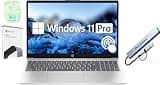 HP 15.6" Touchscreen Laptop Computer, 32GB RAM 1.5TB Storage (1TB SSD+512GB Docking Station Set), 10-Cores Intel Core i5, Windows 11 Pro with Microsoft Office Home & Business, PLUSERA Earphones
