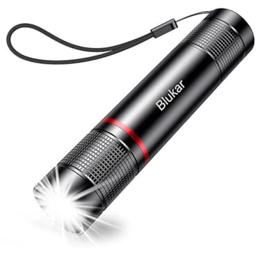Blukar Flashlight Rechargeable, High Lumens Flashlight, Super Bright Small LED Flash Light- Zoomable, Adjustable Brightness, Long Lasting for Camping, Outdoors and Home Emergency