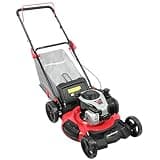 PowerSmart Gas Lawn Mower 21-inch, 140cc Briggs and Stratton Engine, 3-in-1 with Mulching, Bagging, Side-Discharge, Push Lawn Mower B8621P
