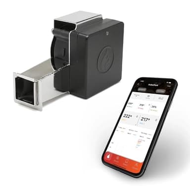 Flame Boss Smart BBQ Smoker Temperature Controller with Patented Variable Speed Fan, 400 Universal WiFi with 2 Probes for Weber, Char-Griller, Drum Smokers, Offset Smokers