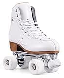 PAPAISON Roller Skates for Women and Men, Deluxe 2 Layer Microfiber Leather Double Row-Classic Roller Skates for Girls, Professional Outdoor Indoor Quad-Skates for Kids & Adults…