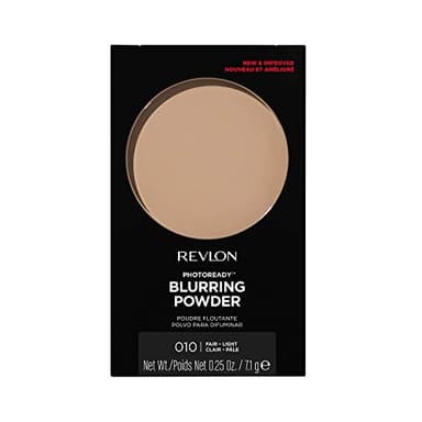 Revlon PhotoReady Blurring Face Powder Makeup, Longwear, Light-Medium Coverage with Flawless Finish, Shine & Oil-Free, 010 Fair Light, 0.25 oz