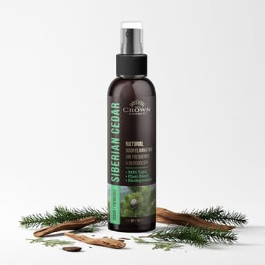 Non-Toxic Odor Eliminator,Natural Cedar Air Freshener Spray for Clothes Storage & Moth Repellent,Closet & Couch Deodorizer,Long Lasting Bathroom & Toilet Freshener, Safe for Kids & Pets-4 oz Pack of 1