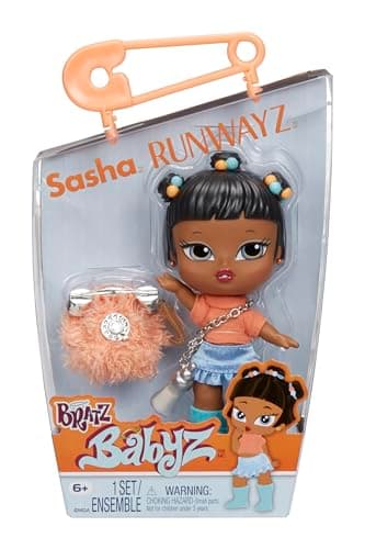 Bratz Babyz Runwayz Sasha Collectible Fashion Doll with Real Fashions