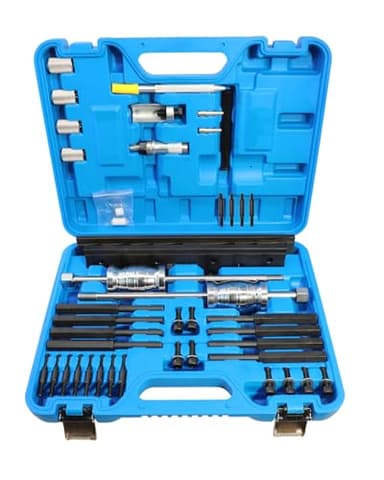 DPTOOL EN-51146 Fuel Injector Puller Removal Tool Rail Assembly Replacer Master Tool Kit Injector Seal Installer Tool Set Compatible with GM Opel Buick Vauxhall MG 1.0L 1.4L 1.5T LFVI 1.5 LG3 1.6L SGE