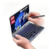 8 Inch 2-in-1 Mini Laptop,HD Rotatable Touch Screen Support Handwriting Windows 11 Pro Small Laptop,Intel N100,12GB RAM, 1TB SSD,Wi-Fi 6, BT 5.2,2 MP Camera,G-Sensor,HDMI,Type C Ultra Pocket PC