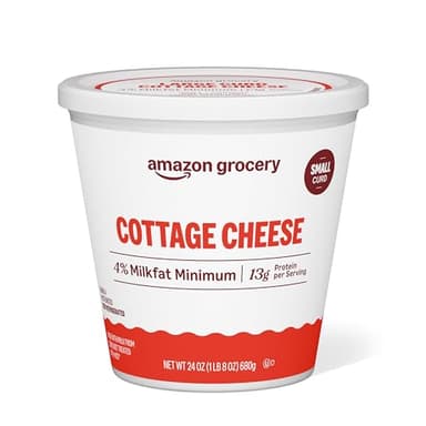 Amazon Grocery, Cottage Cheese, Small Curd, 24 Oz (Previously Fresh Brand, Packaging May Vary)