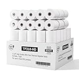 3 1/8 x 230 Thermal Paper Receipt Rolls (50 Pack) 55 GSM Premium Quality, BPA Free Receipt Paper Compatible with Most POS Systems, Cash Registers, Thermal Receipt Paper Rolls