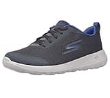 Skechers Men's Gowalk Max-Athletic Workout Walking Shoe with Air Cooled Foam Sneaker, Charcoal/Blue, 10.5