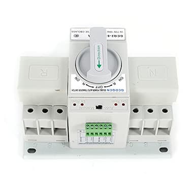 TUQI 110V 3P 63A Dual Power Automatic Transfer Switch Dual Power Generator Changeover Switch 50HZ/60HZ (GCQ2-63/3P)