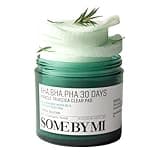 SOME BY MI AHA BHA PHA 30 Days Miracle Truecica Clear Pad - 70 Pads - Mild Exfoliating Korean Centella Toner Pads - Daily Soothing and Blackhead Removing Pore Minimizer for Face - Korean Skin Care