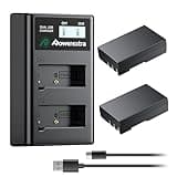 Powerextra 2 x EN-EL9 Battery & Charger with LCD Display Compatible with Nikon D40 D40x D60 D3000 D5000 Cameras