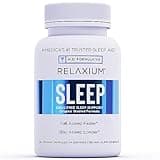 Relaxium Sleep Aid, 14-Day Supply, Non-Habit Forming, Dietary Supplement for Better Sleep, Drug-Free, Stress Relief, with Magnesium, Melatonin, GABA, Chamomile, Made in USA (28 Vegan Capsules)