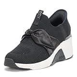 Skechers Women's A Wedge-ENZIE Hands Free Slip-Ins Sneaker, Black, 9