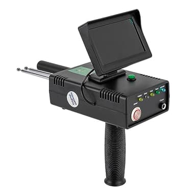 Metal Detector, 98.4FT Range Handheld Treasure Hunting Detector Remote Controlled Underground Gold Detector Metal Detector Metal Treasure Finder with 3D LCD Screen for Finding Precious Metals