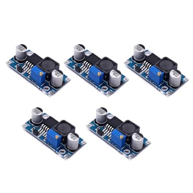 Teyleten Robot XL6009 XL6009E1 Boost Converter Module DC - DC 3-30V to 5-35V Output Voltage Adjustable Step-up Converter Board Module Better Than LM2577 (5pcs)