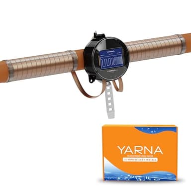 YARNA Capacitive Electronic Water Descaler Whole House Solution - No-Salt Softener System, Reduces Limescale Effects and Mineral Buildup, Compatible with Pipes Up to 4 Inches, Model CWD48