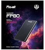 Fikwot 1TB External SSD, Portable SSD, Up to 2000MB/s, USB 3.2 Gen2x2 External Solid State Drives, Compatible with Smart TV, PS5/PS4(Pro), iPhone 15/16, Xbox, Mac & Windows and Other Devices(FP80)