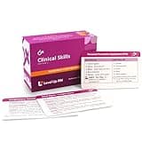 Clinical Skills Flash Cards – No Fluff – Only Essential Info for Nursing School – 2025 NCLEX ATI HESI Review LPN RN Flash Cards (94 Cards)