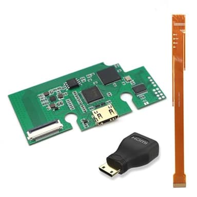 HISPEEDIDO for N64 Digital HDMI Mod Kits Transfer Port PCB Sets Play Games on TV, Digital to Digital HDMI Output,Require Welding Skills.