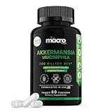 Akkermansia Muciniphila - 300 Billion AFU, GLP-1 Supplement, Akkermansia Probiotic for Women&Men, Akka Superbiotics for GLP-1 Production, Chromium, Vitamin D, Digestive, Gut, Immunity, Veggie 60 Count