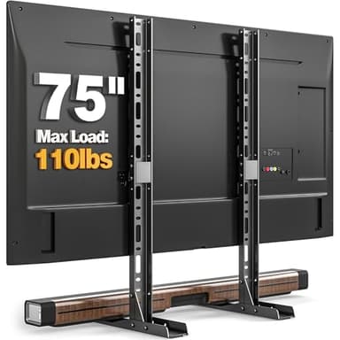 TAVR Universal Table Top TV Stand Mount, TV Legs for Most 20-75 Inch TVs, Replacement TV Feet with Great Load-Bearing Holds up to 110 lbs, TV Stands Base with Cable Management, Max VESA 800x600 mm