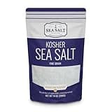 Fine Grain Kosher Salt, Non-Iodized & Natural Fine Replacement for Table Salt for Table Shakers, 14 oz Bag