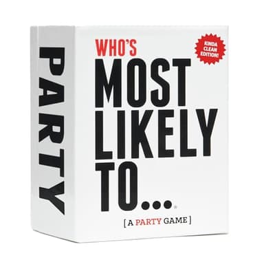 DSS Games Who's Most Likely to...Kinda Clean Family Edition [A Party Game | Great for Adults & Teens | Game Nights & Big Groups]