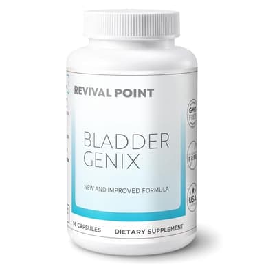 Bladdergenix Bladder Control Supplement for Women and Men – Natural Urinary Urgency & Frequency Support – Crataeva Nurvala & Lindera Aggregata Herbal Blend for Bladder Health – 56 Capsules