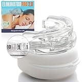 Eliminator Pro 2.0 - Nighttime Dental Mouthguard - Bite Nightguard for Sleep to Reduce Clenching & Pain – 2 Piece Adjustable Moldable & Comfortable