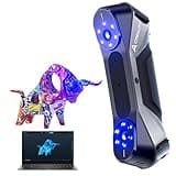 Creality 3D Scanner, Raptor Scanner for 3D Printing, Hybrid Technology for Versatile Scanning, High Precision with 0.02mm, Anti-Shake Tracking, 24-Bit Fast Full-Color Scanning for Windows macOS