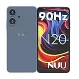 NUU N20 Basic Cell Phone for T-Mobile, Mint, Metro, Qlink, Tello and More 6GB/128GB, Perfect for Teenagers, Dual SIM 4G, Octa-Core 6.6" 90Hz HD+, Unlocked Phones Android Phone 14, US Warranty (Blue)